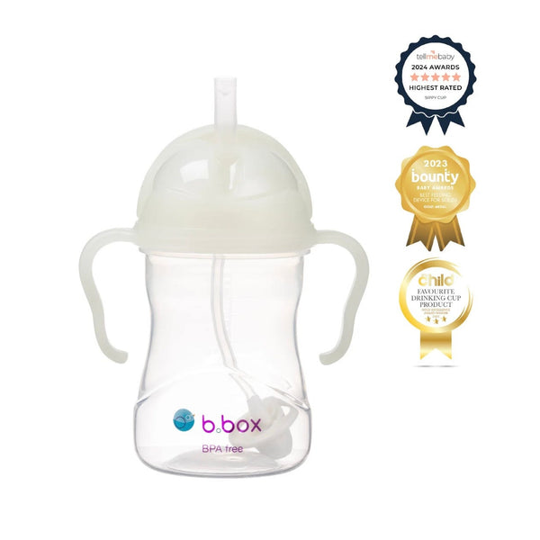 B.Box Sippy Cup Glow In The Dark Leak-Proof Weighted Straw