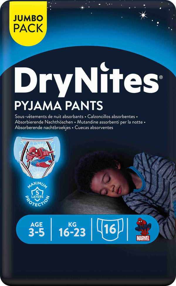 Huggies DryNites Disposable Training Pants Boys 3-5 Years 16 Pants