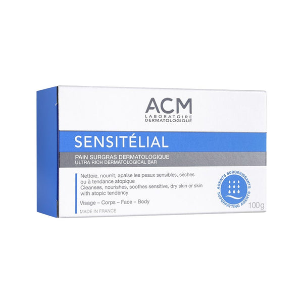 ACM Sensitelial Dermatological Ultra-Rich Syndet Bar Soap-Free 100g