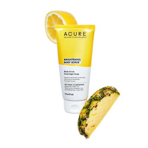 Acure Brightening Body Scrub Sea Salt and Niacinamide 177 ml