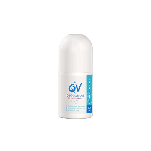 QV Sensitive Skin Deodorant Roll-On Fragrance-Free Alcohol-Free 80 g