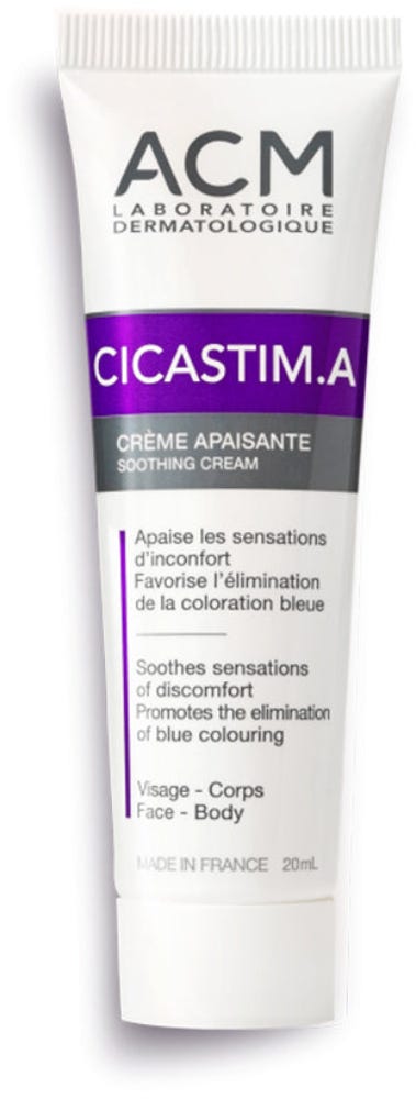 ACM Cicastim.A Soothing Cream, Glycerin-Rich Protective Texture, Fragrance-Free, 20ml