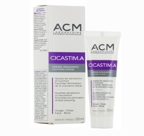 ACM Cicastim.A Soothing Cream, Glycerin-Rich Protective Texture, Fragrance-Free, 20ml