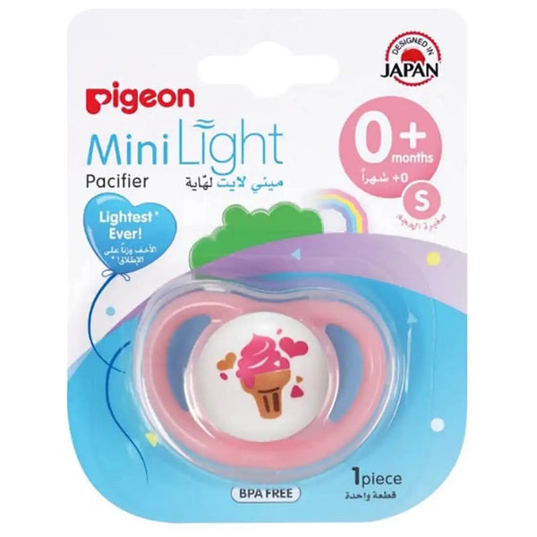 Pigeon Mini Light Silicone Pacifier Ice Cream Small