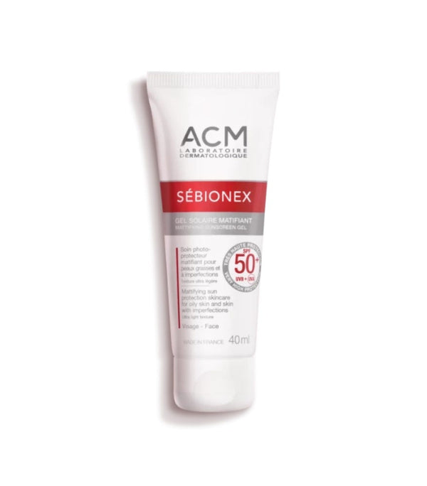 ACM Sebionex Mattifying Gel SPF50 Face Sunscreen Oily Skin 40 ml