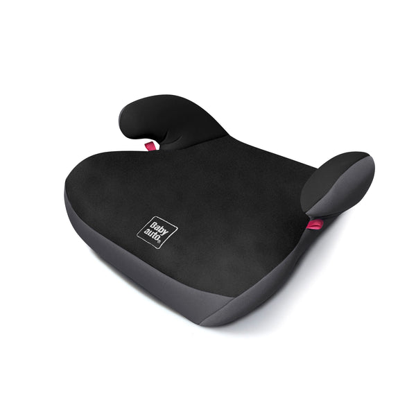Babyauto Vista Backless Booster Car Seat Black/Grey with Height-Adjusting Belt Guide