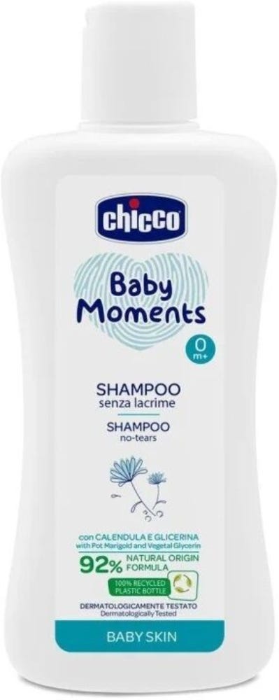Chicco Baby Moments Shampoo Tear-Free Calendula Extract 200 ml