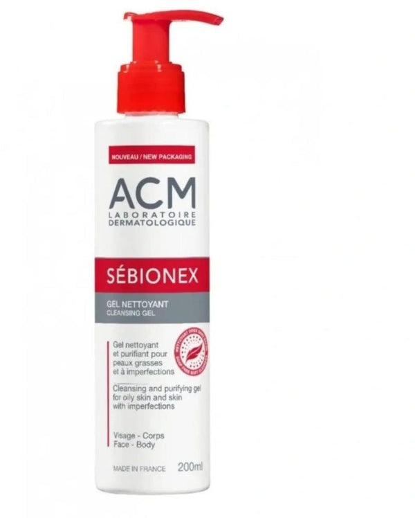 ACM Sebionex Cleansing Gel Liquid Purifying Oil-Control Formula 200 ml