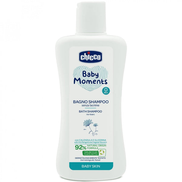 Chicco Baby Moments Wash and Shampoo Tear-Free Calendula Formula 200 ml