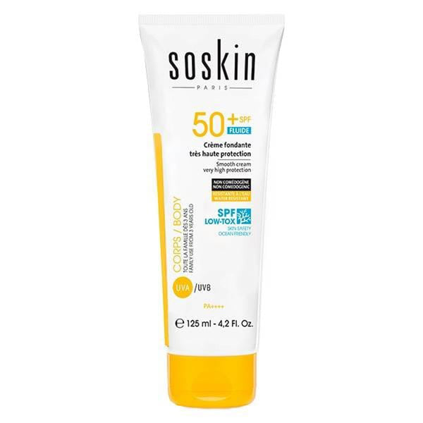 SOSKIN Smooth Cream Sunscreen SPF 50+ Moisturizing Vitamin-Enriched Formula 125 ml