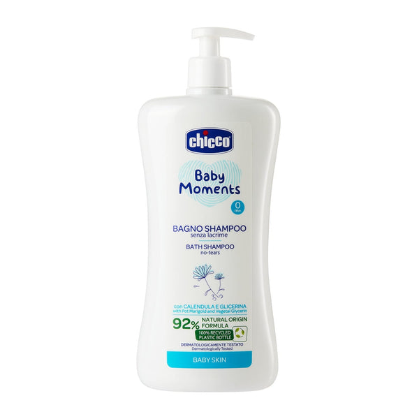 Chicco Baby Moments Body Wash and Shampoo Oat Extract Vegetable Glycerine 500 ml