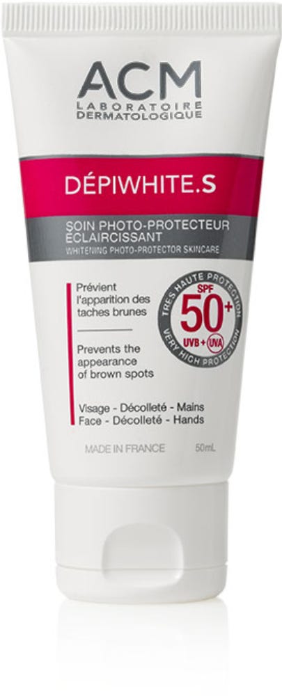 ACM Depiwhite S Face Cream SPF 50+ Broad-Spectrum UVA/UVB Protection 50ml