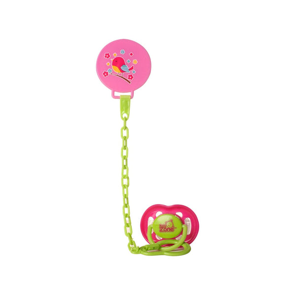 Baby Zone Pacifier with Hanger for Babies 0-6 Months, Model 8173