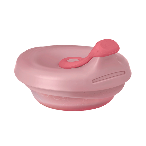 B.Box Fill + Feed Silicone Food Feeder with Angled Spout, Blush