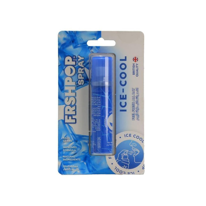 FreshPop Ice Cool Mouth Freshener Spray Alcohol-Free 20 ml