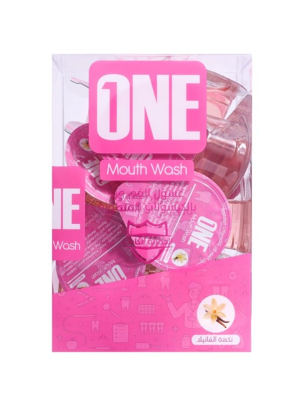 One Mouth Wash Capsules Vanilla Flavor, 20 Capsules