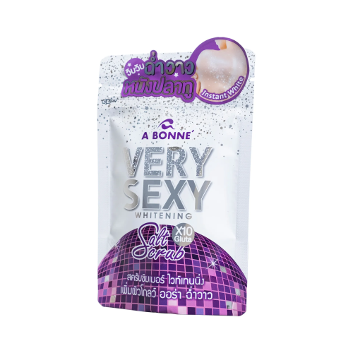 A Bonne Very Sexy Salt Scrub Exfoliating Glutathione Brightening Formula 120g