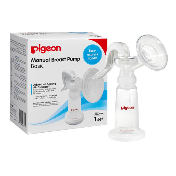 Pigeon Manual Breast Pump Basic Slim Neck, Adjustable Handle, 1 Piece