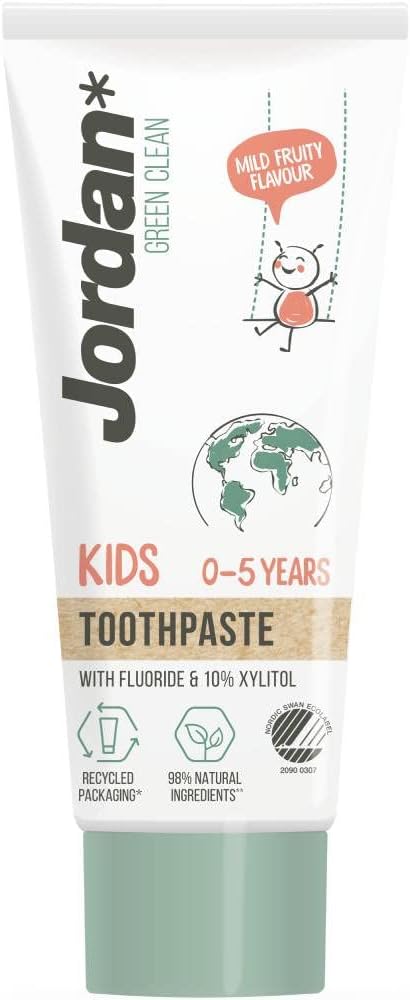 Jordan Green Clean Kids Toothpaste Fluoride and Xylitol Mild Formula