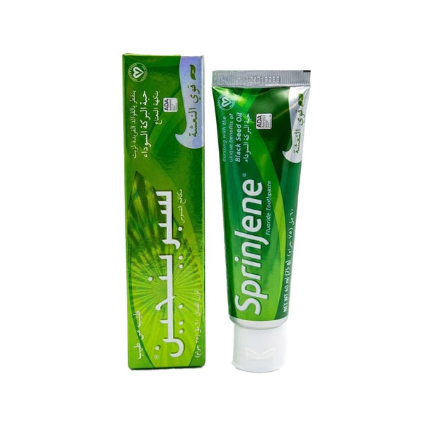 Sprinjen Fresh Toothpaste with Black Seed Oil, Mint Flavor, 75g