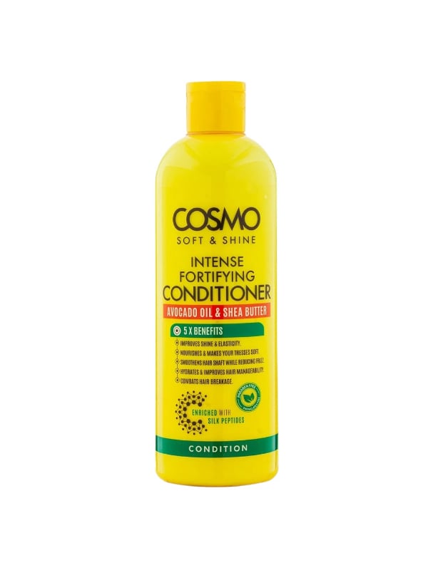 Cosmo Avocado Oil & Shea Butter Conditioner for Curly Hair, 480ml