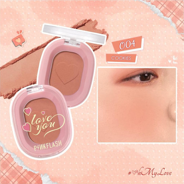 Pink Flash Soft Blush Powder Warm Cookies 004