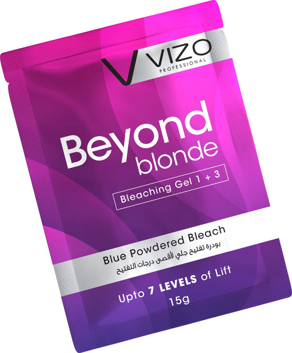 Vizo Beyond Blonde Hair Lightening Powder Sachet Dust-Free Formula 15 g