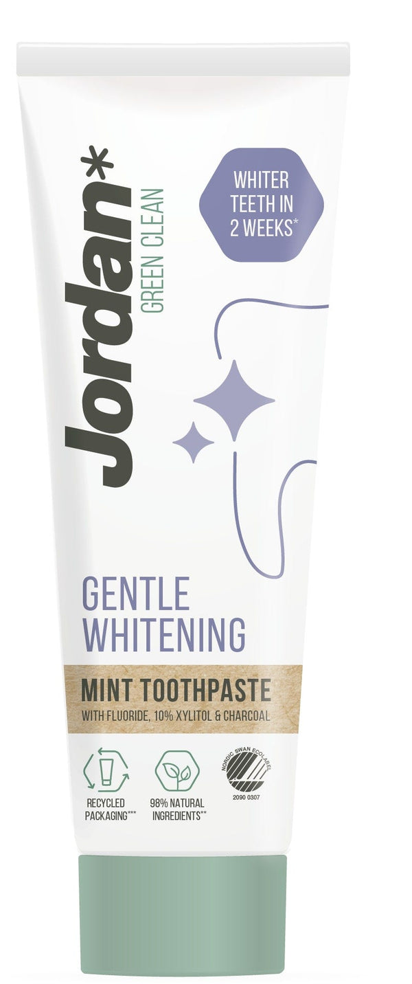 Jordan Green Clean Brightening Toothpaste Fluoride Xylitol Fresh Cool Mint 75ml