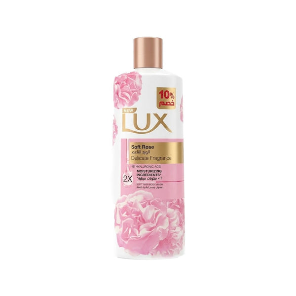 Lux Soft Rose Perfumed Body Wash Floral Fragrance Rose Extract 500ml