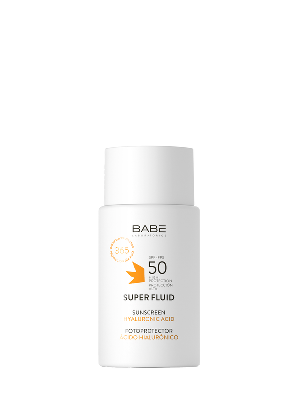 Babe Facial Sunscreen Super Fluid Cream SPF 50 Hyaluronic Acid 50ml