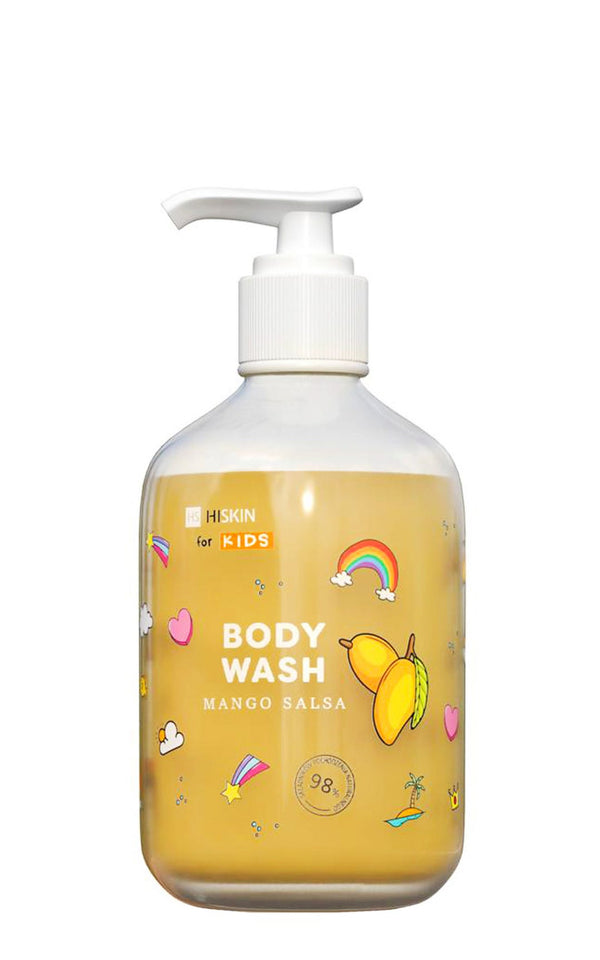 Hiskin Kids 2-in-1 Mango Body Wash and Hair Cleanser Aloe Panthenol 400ml