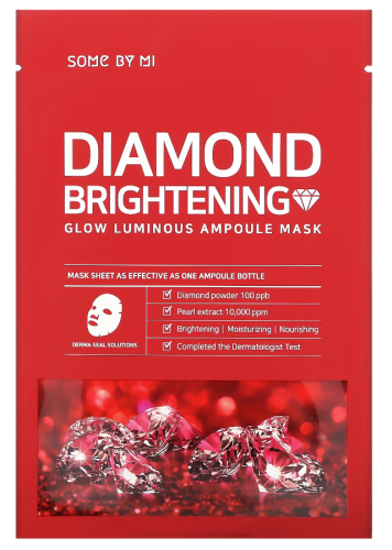 SOME BY MI Diamond Brightening Glow Luminous Ampoule Face Mask, 1 Piece