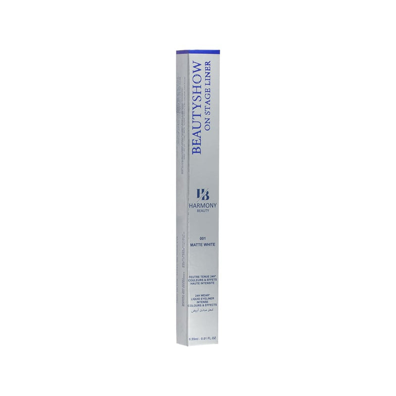 Harmony Beauty Beauty Show On Stage Liquid Eyeliner Matte White