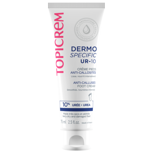 Topicrem Dermo Specific UR-10 Smoothing Foot Cream with Urea