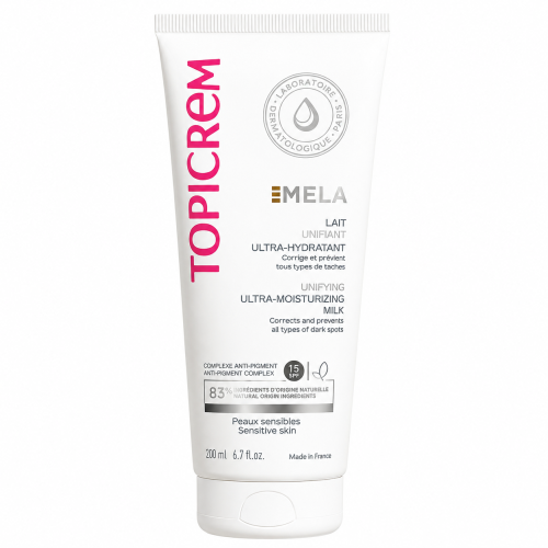 Topicrem Mela Unifying Ultra-Moisturizing Body Milk SPF 15