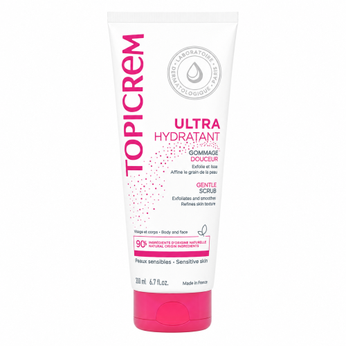Topicrem Ultra Hydratant Gentle Exfoliating Scrub Face & Body 200ml