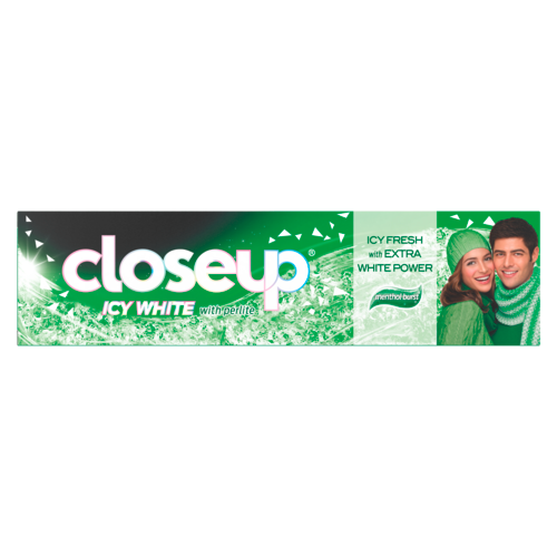 Closeup Icy White Toothpaste Menthol Burst Perlite Formula 75ml