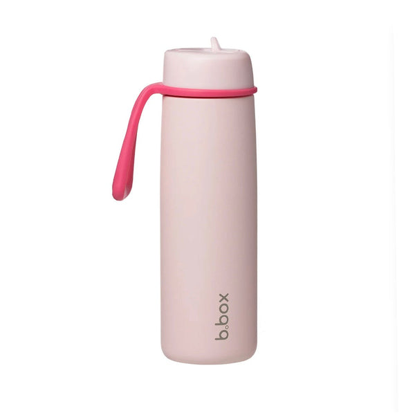 B.Box Insulated Flip Top Bottle Stainless Steel Pink Paradise 690ml