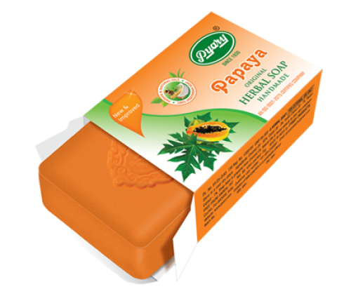 Pyary Papaya Soap with Papaya Extract