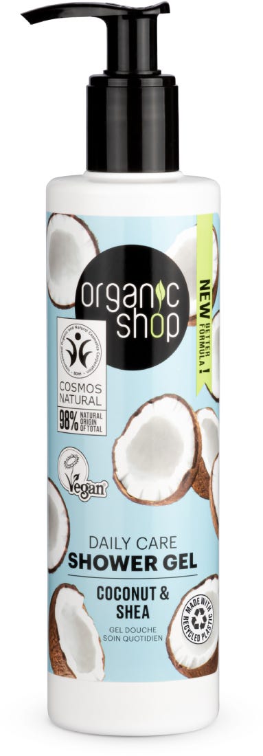 Organic Shop Daily Care Shower Gel Coconut Shea Hydrating 280 ml