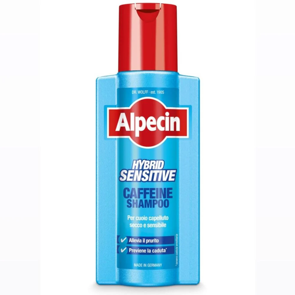Alpecin Hybrid Sensitive Caffeine Shampoo Liquid for Dry Hair 250ml