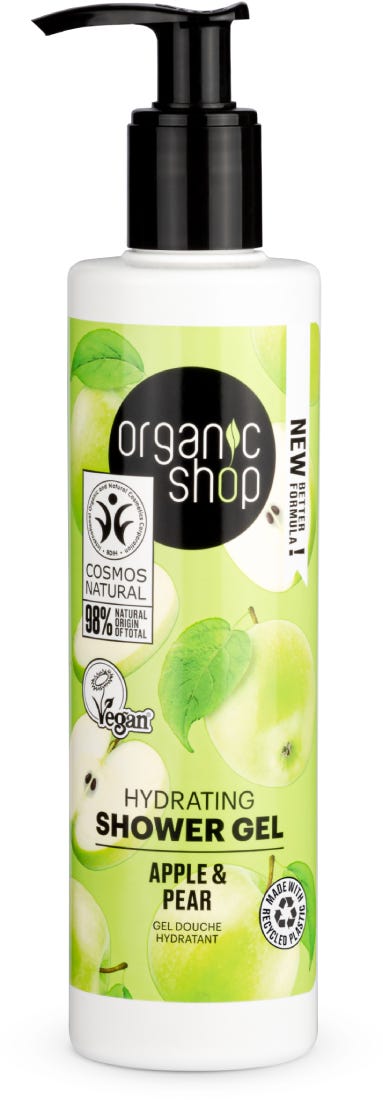 Organic Shop Hydrating Shower Gel Apple & Pear 280 ml