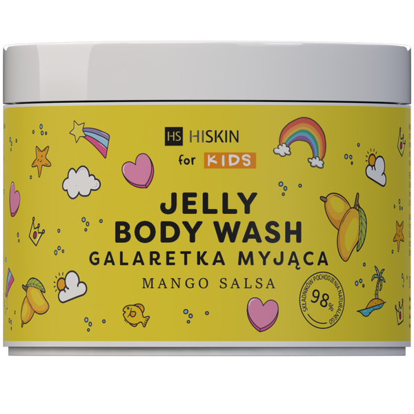 Hiskin Kids Jelly Body Wash Mango Scented Gel 150ml