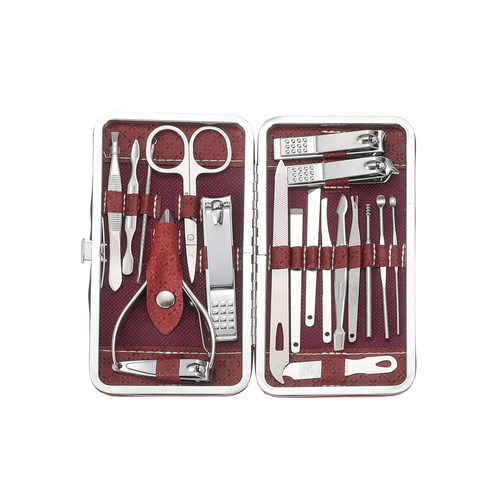 Attention Care Nail Care Tools Set, 16 Pieces, Ergonomic Design