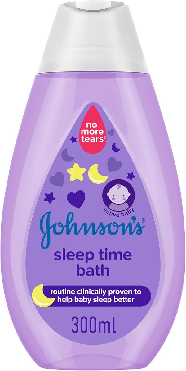 Johnson's Sleep Time Baby Bath Wash, NaturalCalm Essence, No More Tears Formula, 300ml