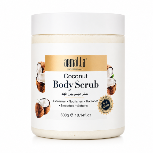 Armalla Professional Coconut Body Scrub Exfoliating Formula 300 g