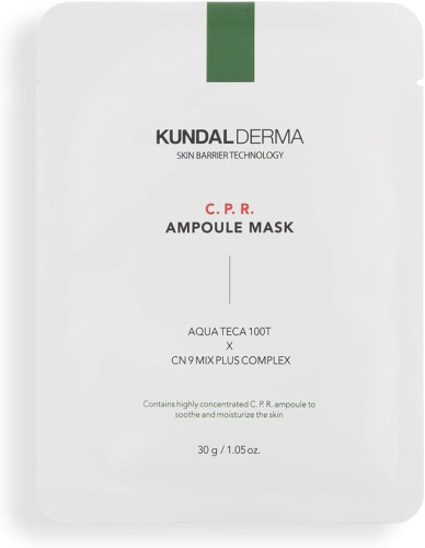 KUNDAL Derma CPR Ampoule Mask Aqua TECA 100T Moisturising Face Mask 30 g