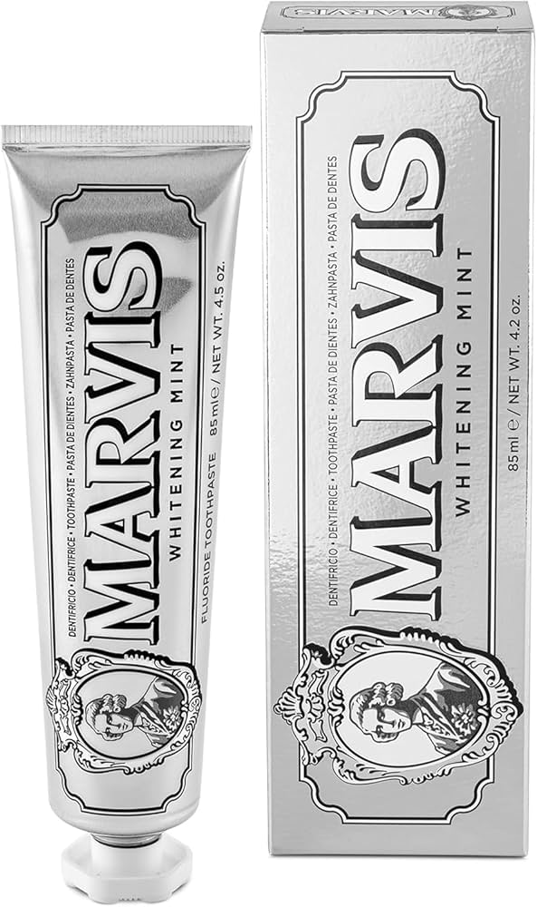 Marvis Whitening Mint Toothpaste Brightening Fresh Mint Formula