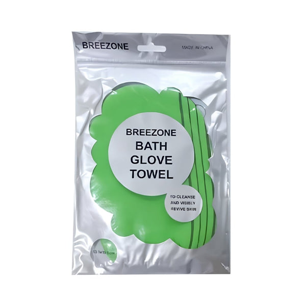 Brezon Bath Loofah R052 Viscose Fiber Body Exfoliating Mitt with Elastic Band