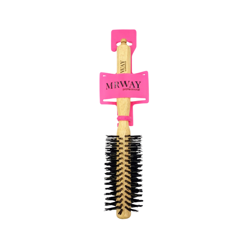 Marawi Medium Wooden Thermal Hair Dryer Brush, Heat-Resistant Styling Brush
